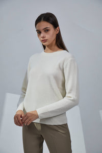 COMING SOON Ribbed Crewneck Cashmere Sweater - The OffingerPissenlit