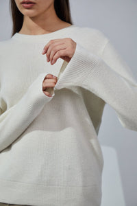 COMING SOON Ribbed Crewneck Cashmere Sweater - The OffingerPissenlit