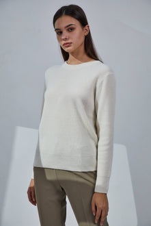 COMING SOON Ribbed Crewneck Cashmere Sweater - The OffingerPissenlit