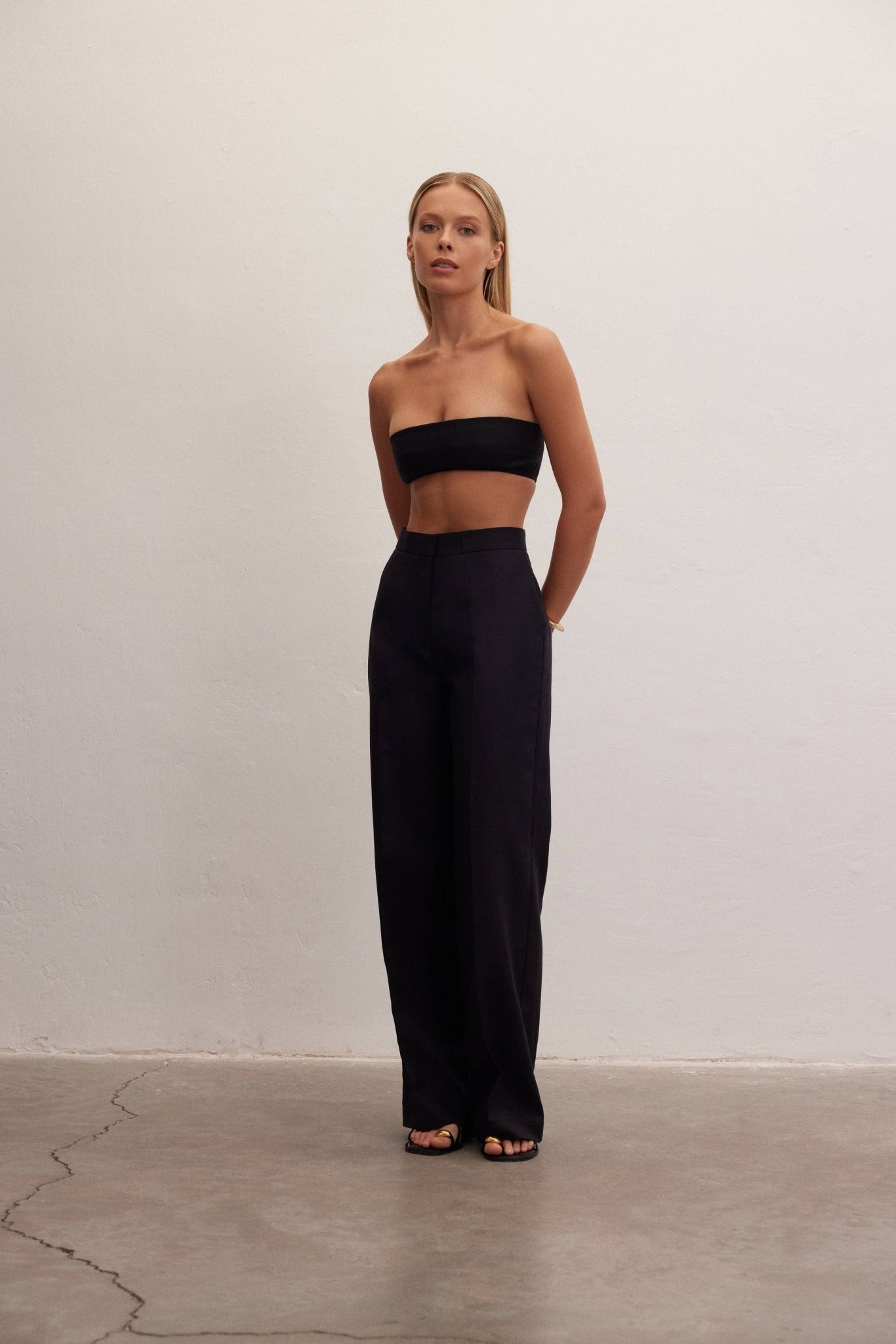 Nyx Pants | High-Waisted Linen Trousers - The OffingerLe Cle