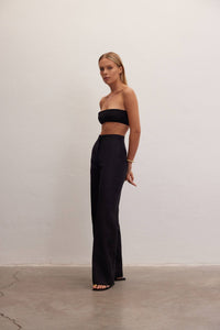 Nyx Pants | High-Waisted Linen Trousers - The OffingerLe Cle