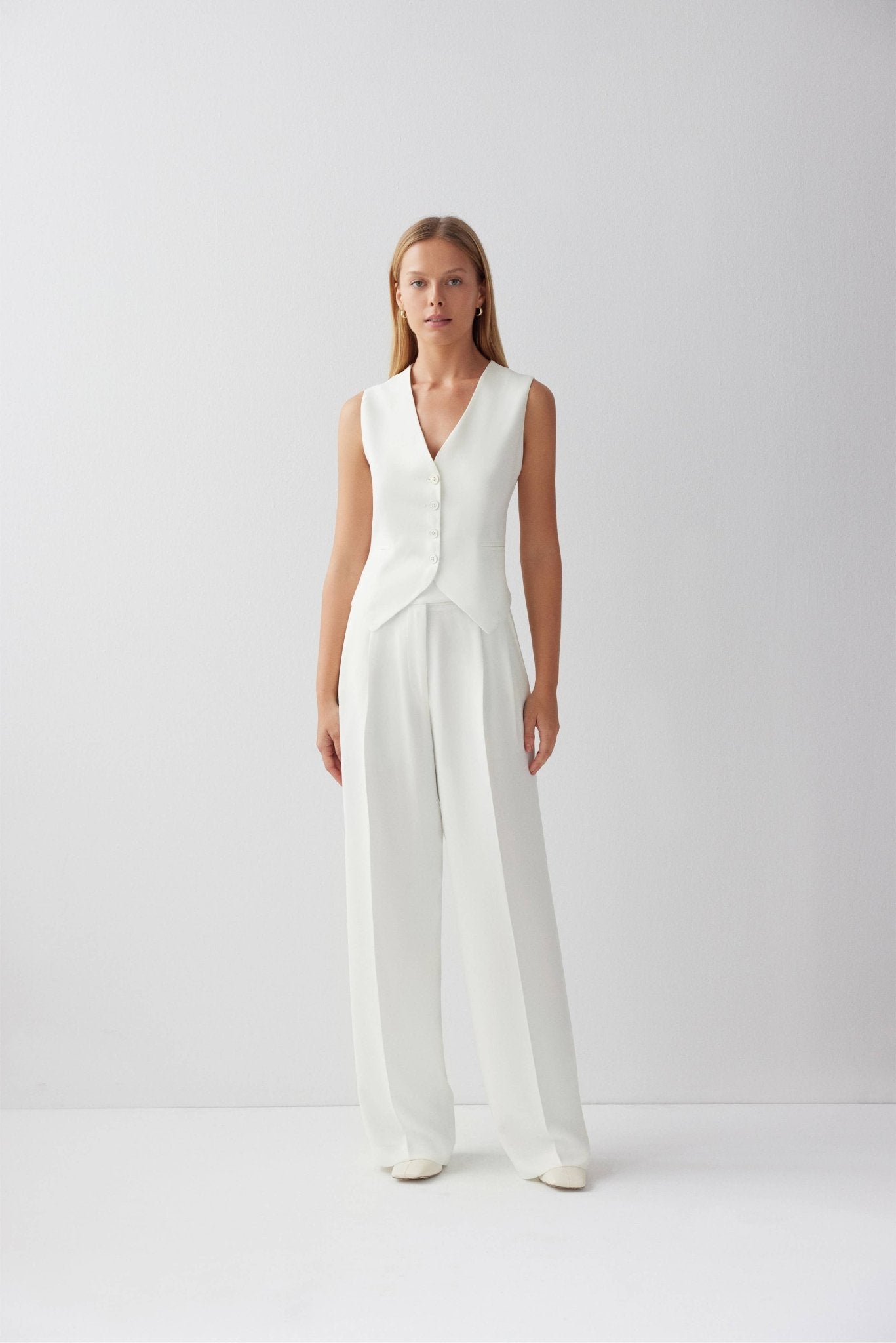 Vie Vest White - The OffingerLe Cle