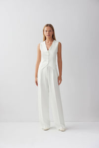 Vie Vest White - The OffingerLe Cle